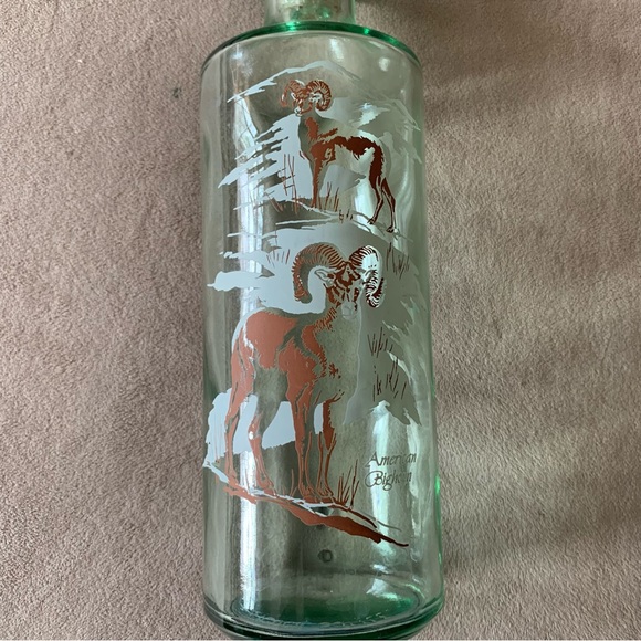 Vintage Old Fitzgerald Prime bourbon wildlife Ram decanter American Bighorn - Picture 3 of 11
